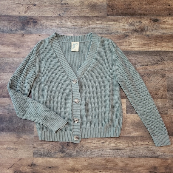 Thereabouts Girl's Sage Green Knit Sweater Size 10/12 - Picture 1 of 6